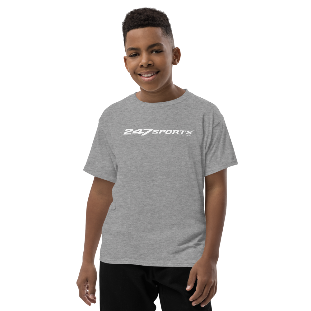 247 Sports White Logo Kids Premium T-Shirt