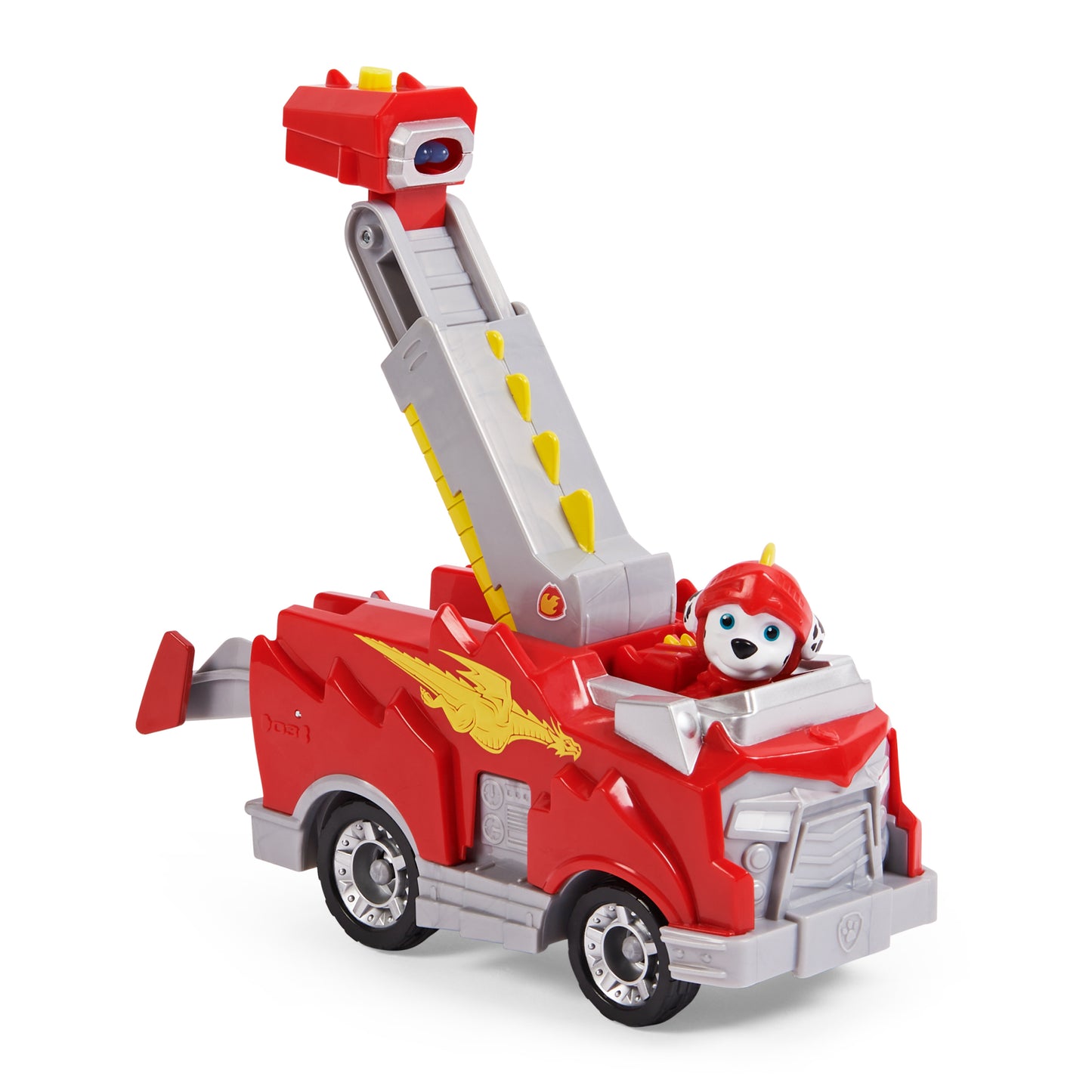 PAW PatrolRescue Knights Marshall Transforming Toy Car mit Sammlerstück Action Figur, Kinder Spielzeuge für 3 Jahre und älter