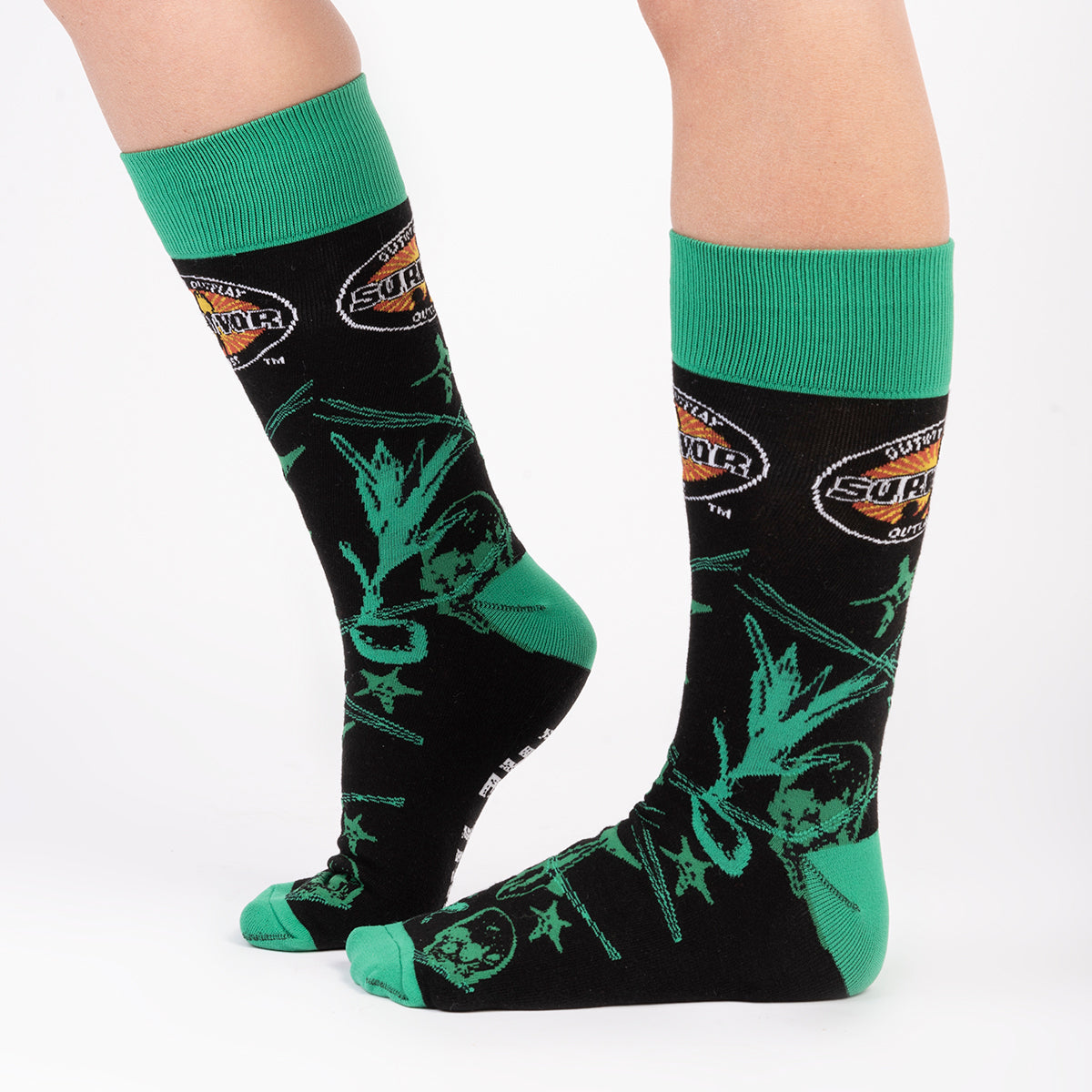 Survivor Jungle Print Socks