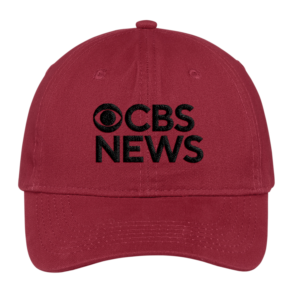 CBS News Logo Bestickter Hut