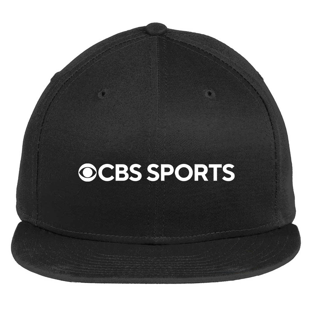 CBS Sports Logo LOGO Embroidered Flat Bill Hat