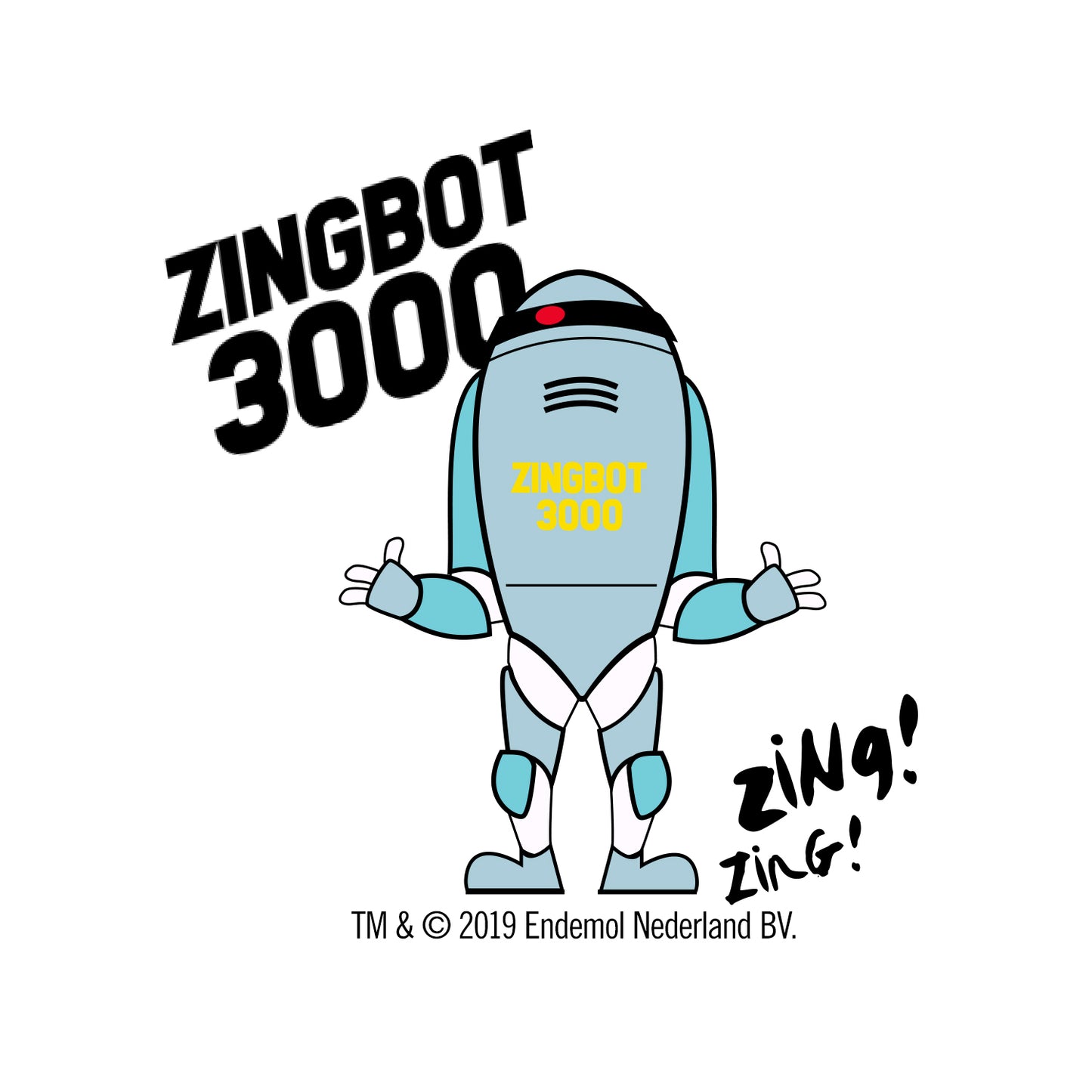 Big Brother Taza blanca Zingbot 3000