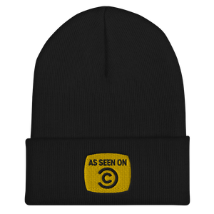 "As seen on" Comedy Central Logo Bestickte Beanie