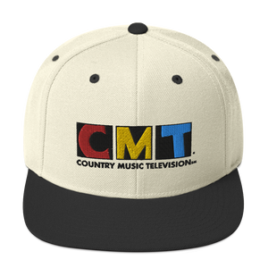 CMT Logo Embrodiered Classic Snapback Hat