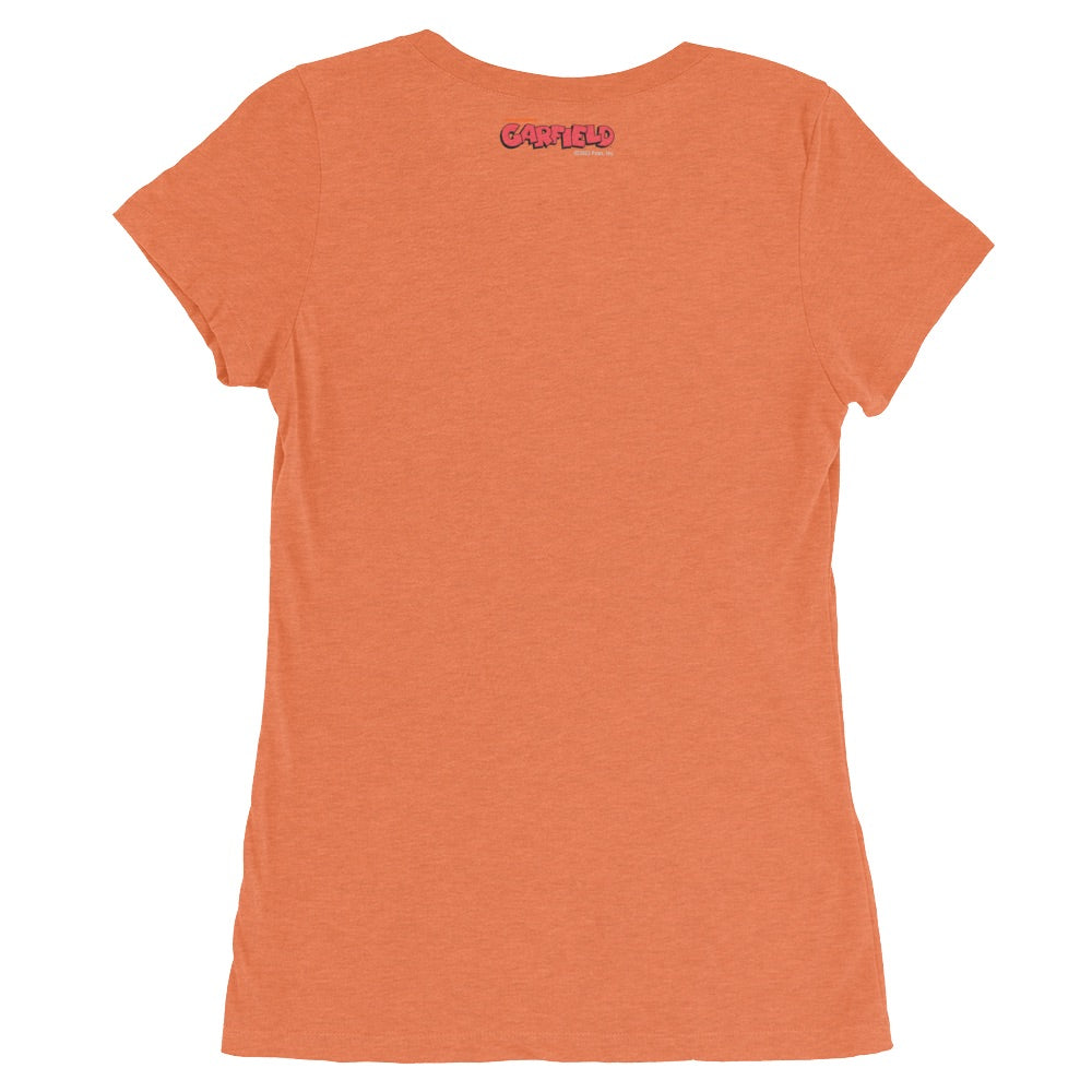 Garfield Don't Worry Be Stupid Women's Tri-Blend Short Sleeve T-Shirt