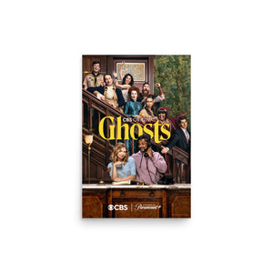 Ghosts Stairs Glossy Poster
