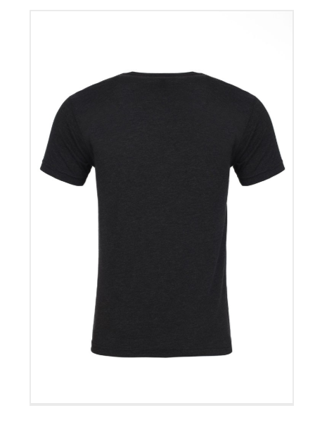 Gary Vibes Tri-Blend T-Shirt mit kurzen Ärmeln