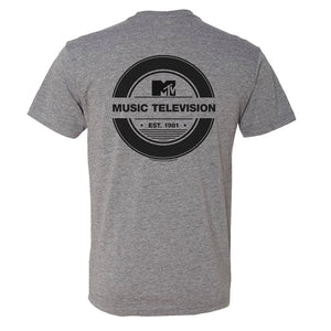 MTV Datensatz Herren's Tri-Blend T-Shirt