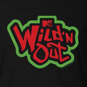 Wild 'N Out Verde y Rojo Logo Adultos Camiseta de manga corta