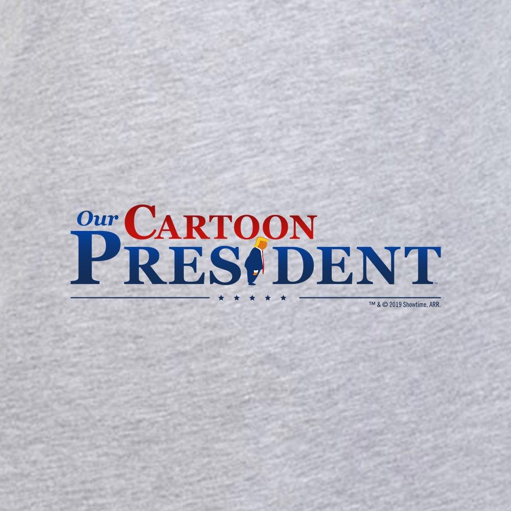 Our Cartoon President Logo Erwachsene T-Shirt mit kurzen Ärmeln