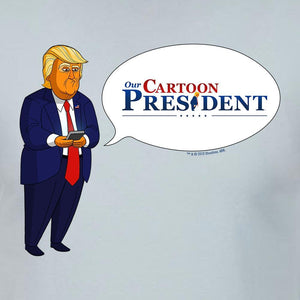 Our Cartoon President Tweet Adultos Camiseta de manga corta