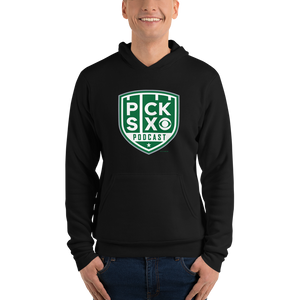 Pick Six Pick Six Podcast Logo Adult Fleece Hooded Sweatshirt