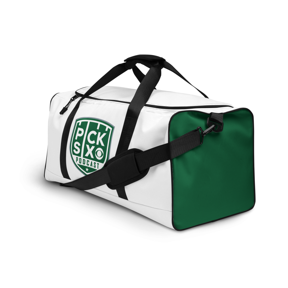 Pick Six Podcast Logo Duffle Bag