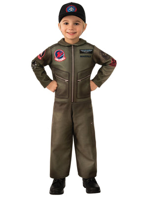 Top Gun Maverick Unisex Disfraz de niño pequeño