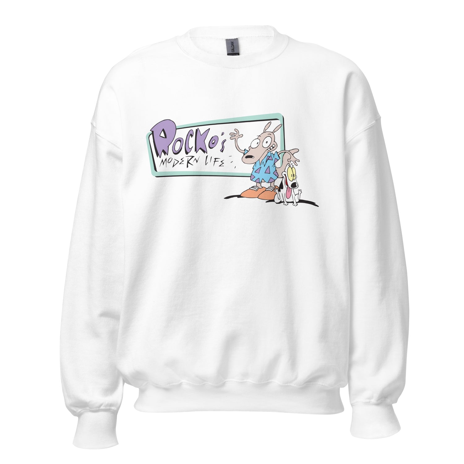 Rocko's Modern Life Logo Adult Crewneck Sweatshirt