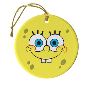 SpongeBob Round Christmas Ornament