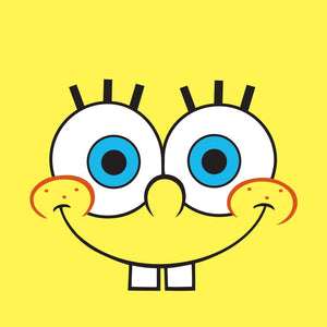 SpongeBob Schwammkopf Strandtuch mit großem Gesicht