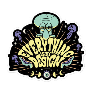 Spongebob Astrologie Everything Is By Design Aufkleber