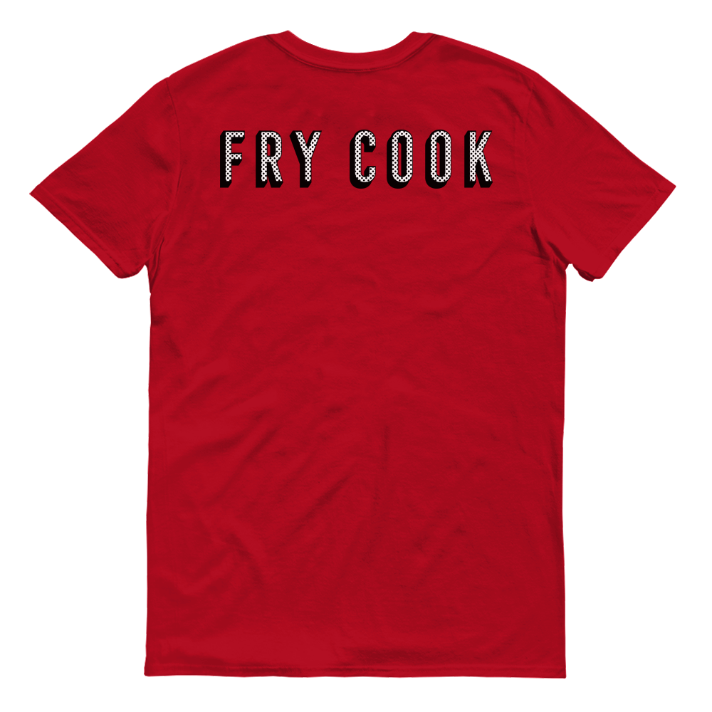 Bob Esponja El Crustáceo Crujiente Fry Cook Adultos Camiseta de manga corta