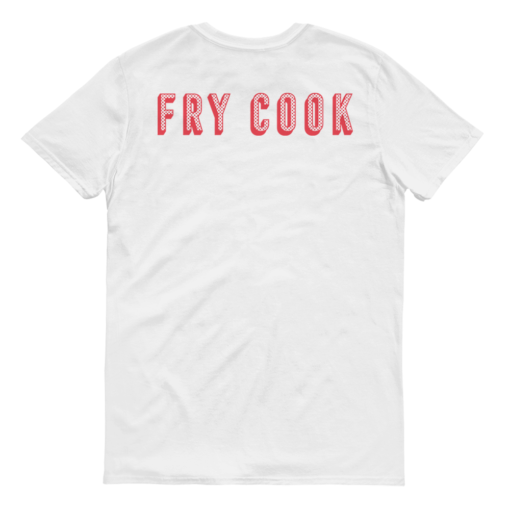 Bob Esponja El Crustáceo Crujiente Fry Cook Adultos Camiseta de manga corta