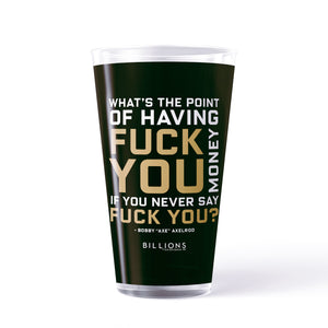 Billions What's the Point 17 oz Pint Glass