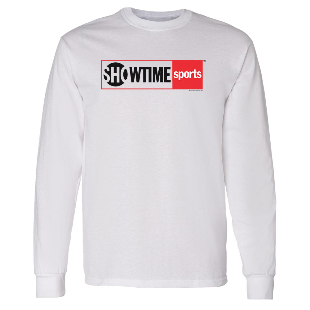 Showtime Sport Rote Gliederung Logo Erwachsene Langärmeliges T-Shirt