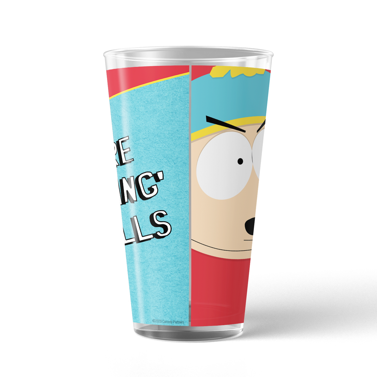 South Park Cartman Breaking My Balls 17 oz Pint Glass