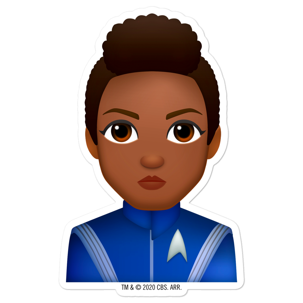 Star Trek: Discovery Burnham Emoji gestanzter Aufkleber
