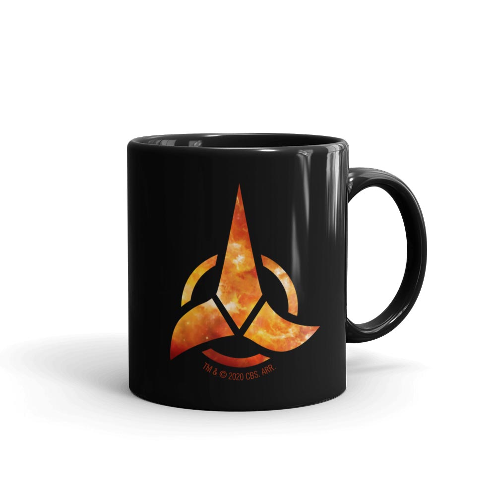 Star Trek: Discovery Klingon Logo Taza negra