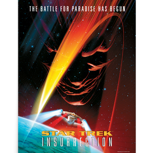 Star Trek IX: Insurrection  Logo Premium Satin Poster