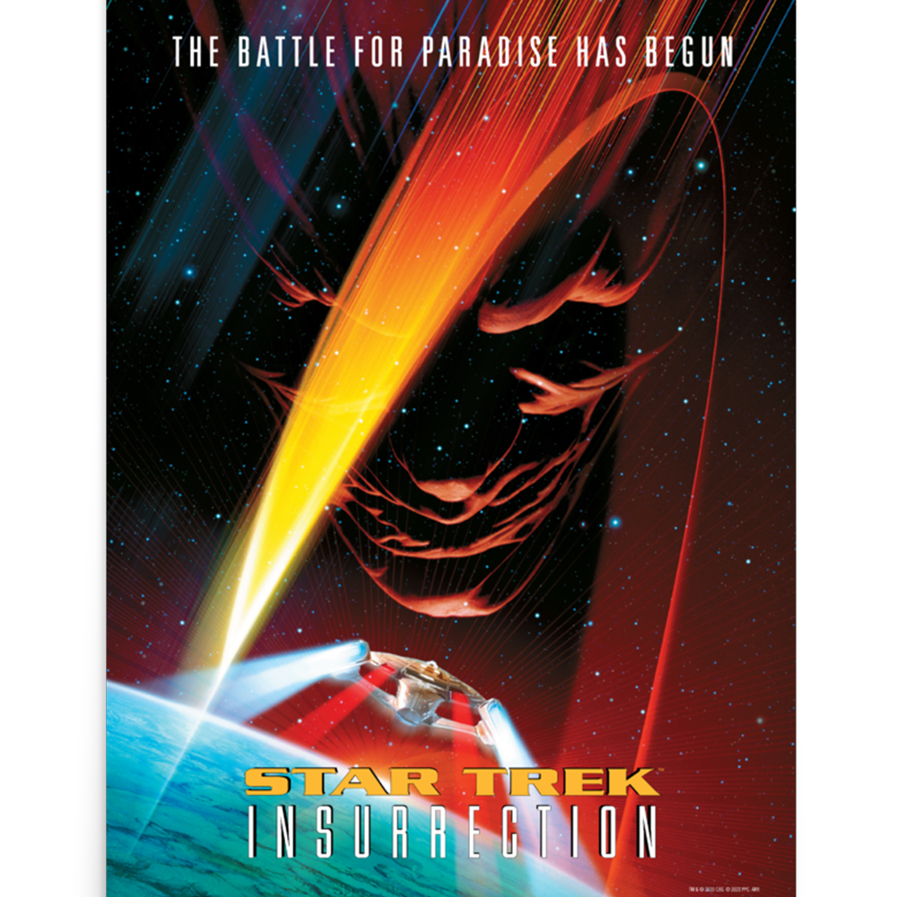Star Trek IX: Insurrection  Logo Premium Satin Poster