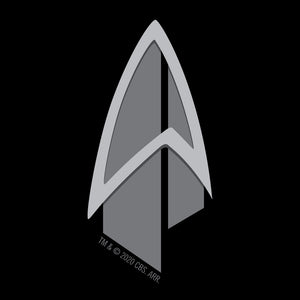 Star Trek: Picard Insignia de la Flota Estelar Adultos Camiseta de manga corta