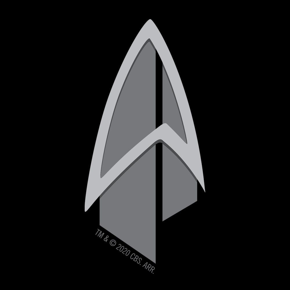 Star Trek: Picard Sternenflottenabzeichen Erwachsene Kurzärmeliges T-Shirt