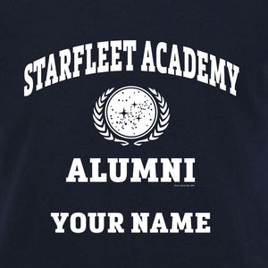 Star Trek Starfleet Academy Alumni Personalized Adult Short Sleeve T-Shirt