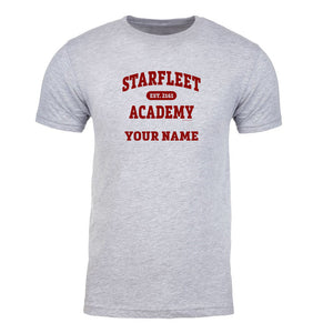 Star Trek Academia de la Flota Estelar EST. 2161 Personalizado Adultos Camiseta de manga corta