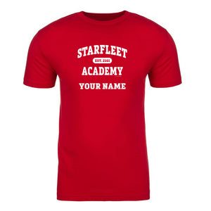 Star Trek Academia de la Flota Estelar EST. 2161 Personalizado Adultos Camiseta de manga corta