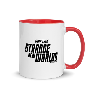Star Trek: Strange New Worlds Logo Taza bicolor