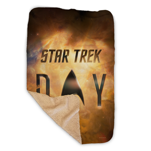 Star Trek  Día Logo Manta Sherpa