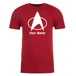 Star Trek: The Next Generation Delta Personalisierbar Erwachsene Kurzärmeliges T-Shirt