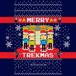 Star Trek: The Original Series Feliz Navidad Personalizado Adorno de doble cara