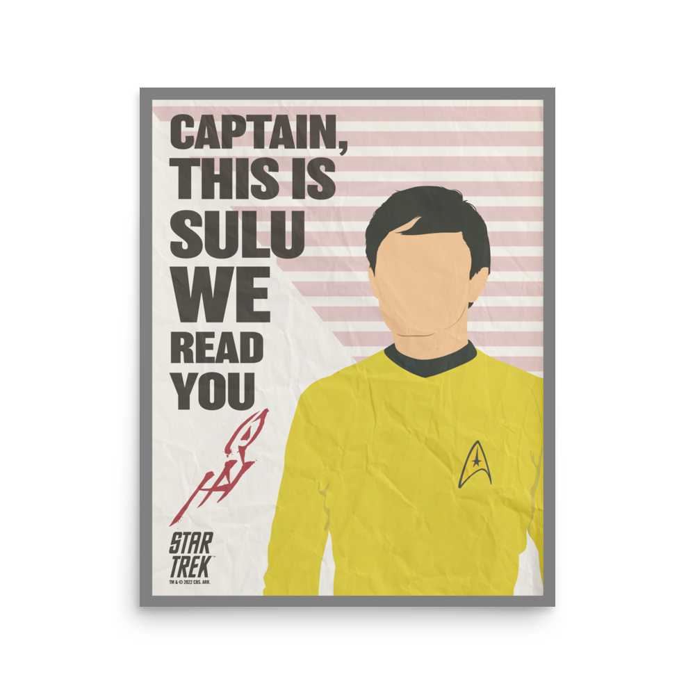 Star Trek: The Original Series Sulu Premium Mattes Papier Poster