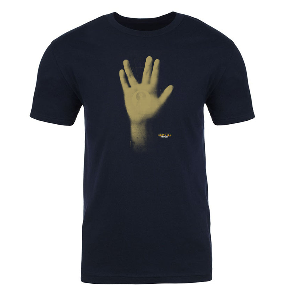 Star Trek: Discovery Saludo Vulcano Adultos Camiseta de manga corta