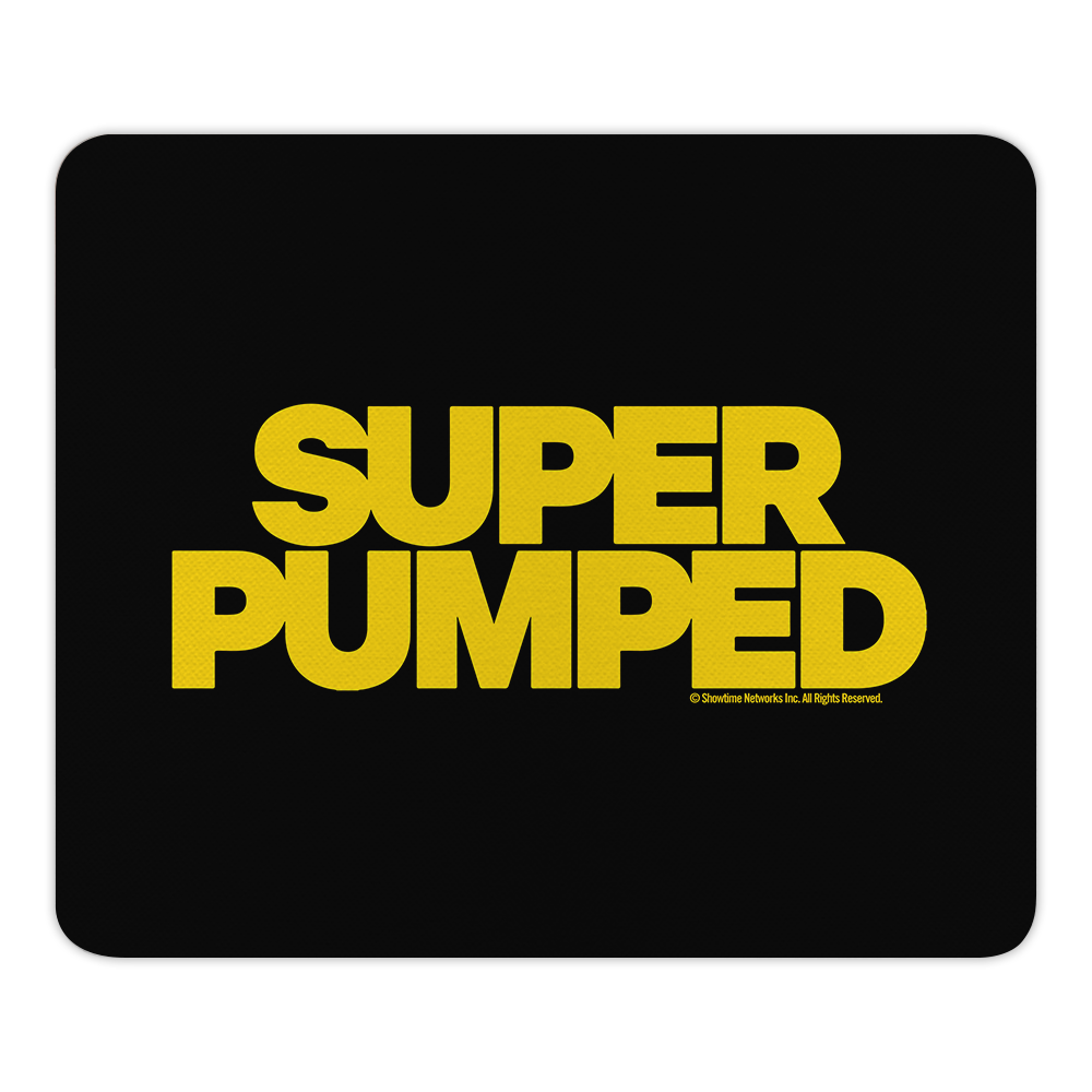 Super Pumped Logo Alfombrilla de ratón