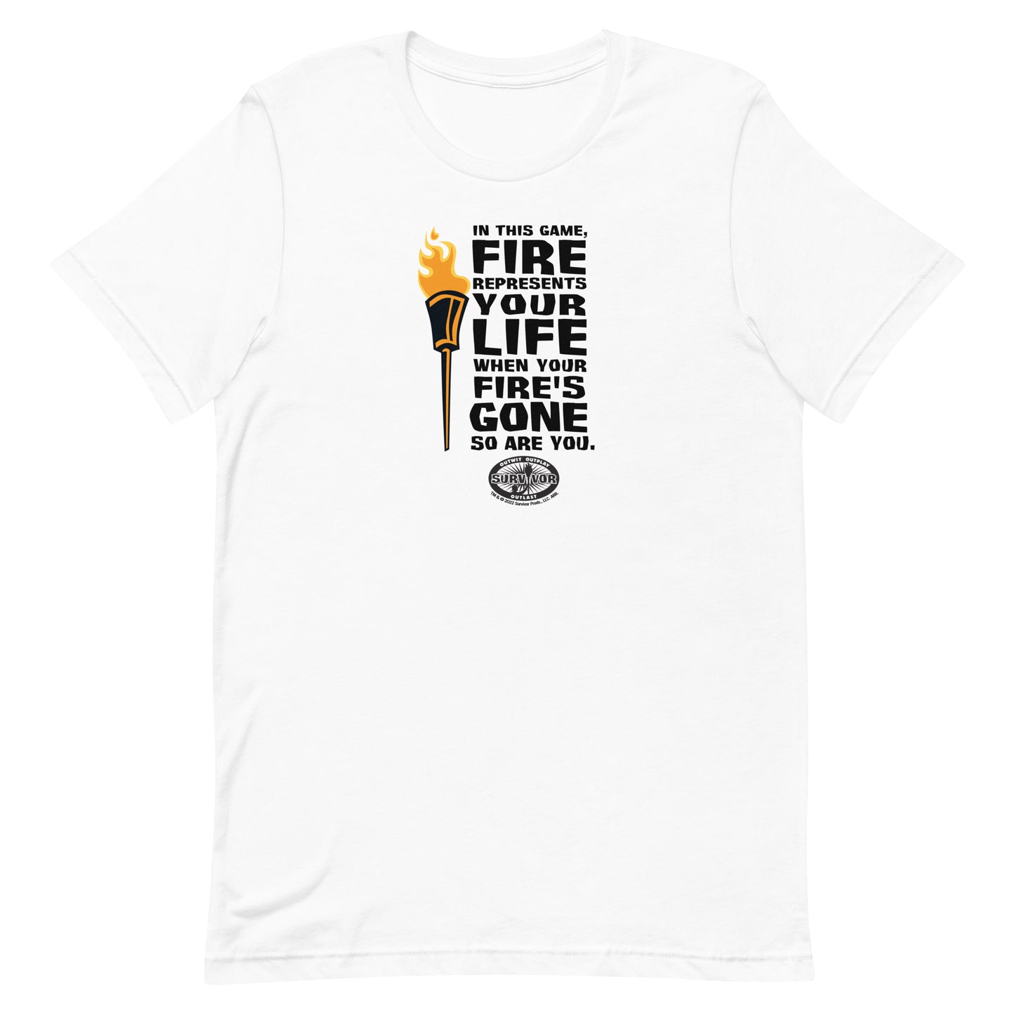 Survivor Fire Represents Life Unisex Premium T-Shirt