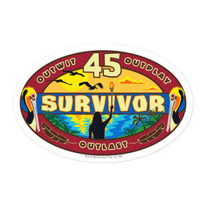 Survivor Temporada 45 Logo Pegatina