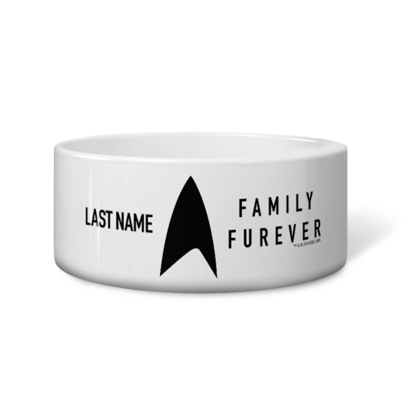 Star Trek: Picard Familia para siempre Personalizado Tazón para mascotas