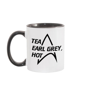 Star Trek: The Next Generation Té Earl Grey Caliente Taza Bicolor 11 oz