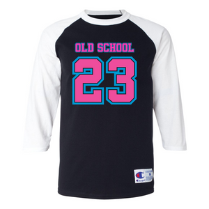 Wild 'N Out Neon Old School 3/4-Ärmel Baseball T-Shirt