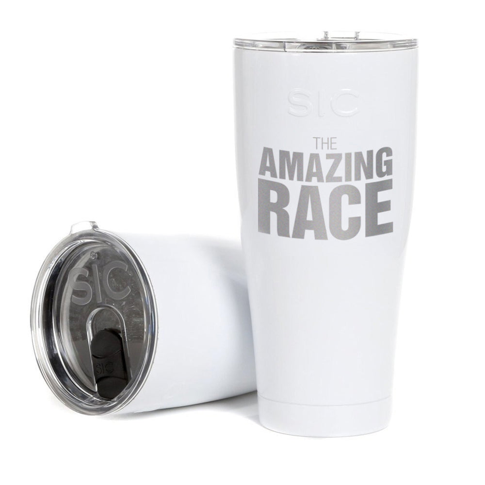 The Amazing Race Logo Vaso SIC grabado con láser
