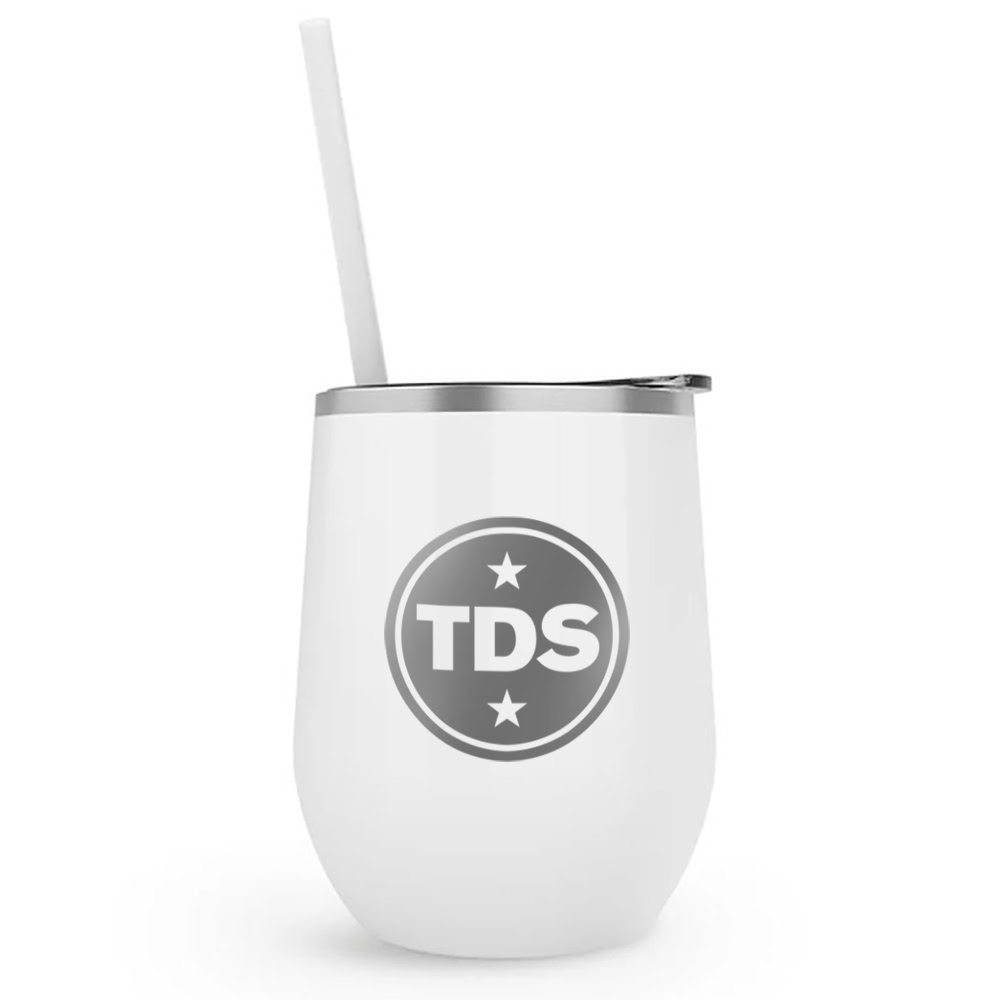 The Daily Show with Trevor Noah Moment of Zen Laser Engraved Wine Tumbler with Straw